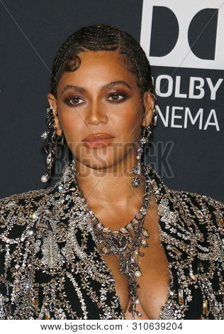 Beyonce at the World premiere of 'The Lion King' held at the Dolby Theatre in Hollywood, USA on July 9, 2019.