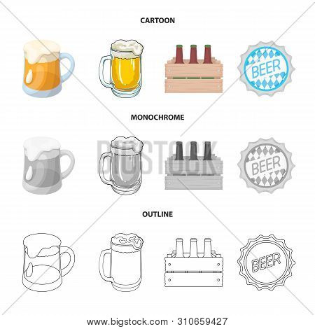 Isolated Object Of Minimal And Pint Symbol. Set Of Minimal And Craft Vector Icon For Stock.