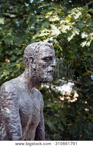 Prague, Czech Republic - September 19, 2018: Memorial To The Victims Of Communism, Designed By Sculp