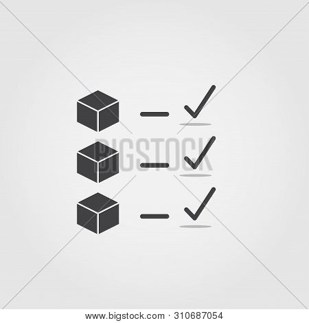 Confirmation Flat Icon. Monochrome Creative Design From Blockchain Icons Collection. Sipmle Sign Ill