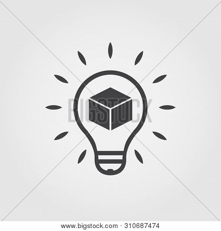 Innovation Flat Icon. Monochrome Creative Design From Blockchain Icons Collection. Sipmle Sign Illus