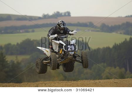 Qaud motorcykel Race