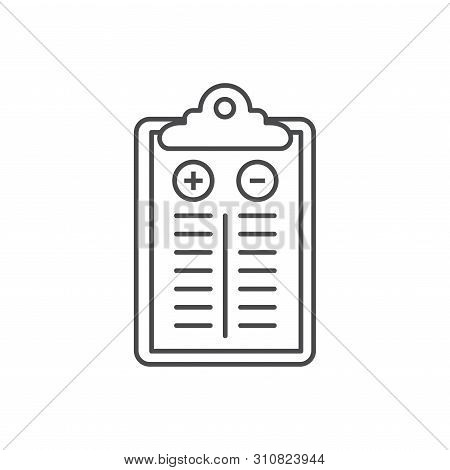 Positive & Negative, True Or False Images Or Plus And Minus
