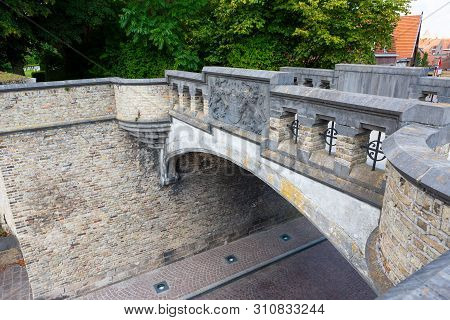 Lille Gate And Overpass Footbridge, Ieper, Belgium