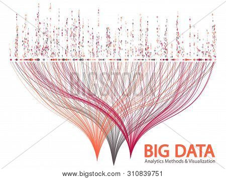 Big Data Statistical Methods Visualization Concept Vector Design. 0 And 1 Binary Information Data Vi