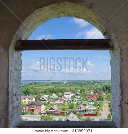 View Of The City Of Pereslavl-zalessky From The Observation Deck Of The Belfry Of The Assumption Gor