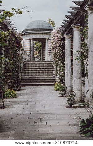 London, Uk - June 30, 2019: The Hill Garden And Pergola In Golders Green, London, Uk. The Area Was O