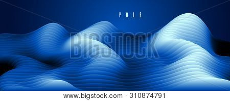3d Fluid Gradient Color Vector Abstract Background, Dimensional Dynamic Shape In Motion, Flowing Col