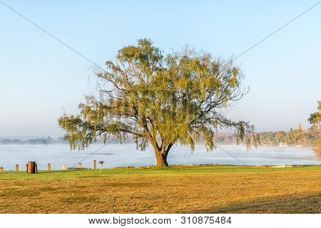 Camping Sites Next To The Dam At Vrede In The Free State Province