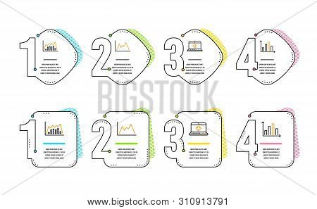 Diagram, Medical Help And Infographic Graph Icons Simple Set. Diagram Graph Sign. Medicine Laptop, P