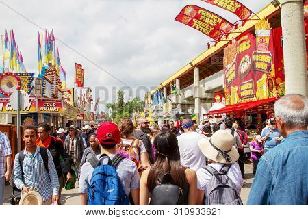 Carnival Atmosphere At Annual Event In Calgary