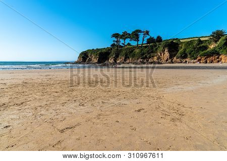 The Beach Of Douarnenez A Sunny Day Of Summe