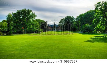 Exterior View To Sofiero Palace At Helsingborg, Sweden