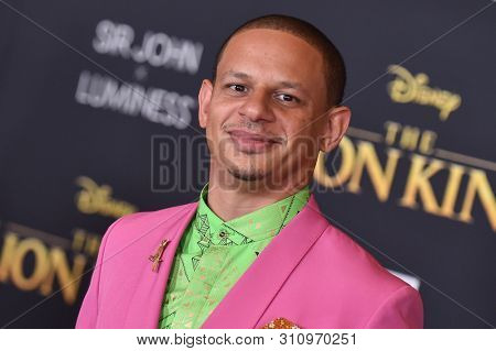 LOS ANGELES - JUL 09:  Eric Andre arrives for Disney's 'The Lion King' World Premiere on July 09, 2019 in Hollywood, CA