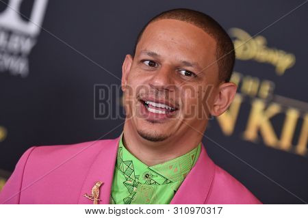 LOS ANGELES - JUL 09:  Eric Andre arrives for Disney's 'The Lion King' World Premiere on July 09, 2019 in Hollywood, CA