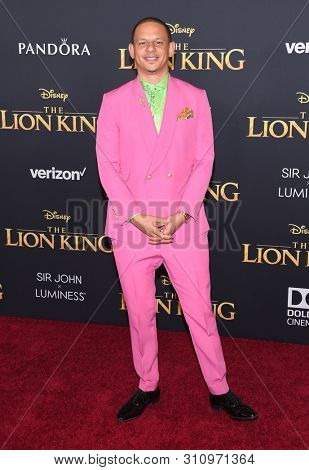 LOS ANGELES - JUL 09:  Eric Andre arrives for Disney's 'The Lion King' World Premiere on July 09, 2019 in Hollywood, CA                