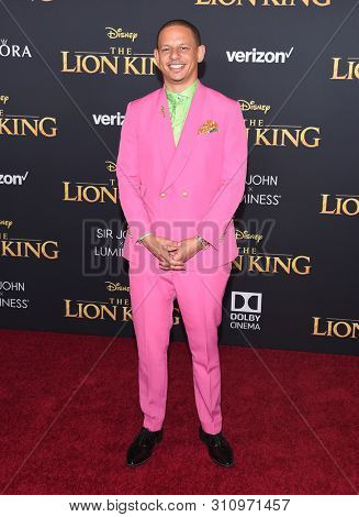 LOS ANGELES - JUL 09:  Eric Andre arrives for Disney's 'The Lion King' World Premiere on July 09, 2019 in Hollywood, CA                