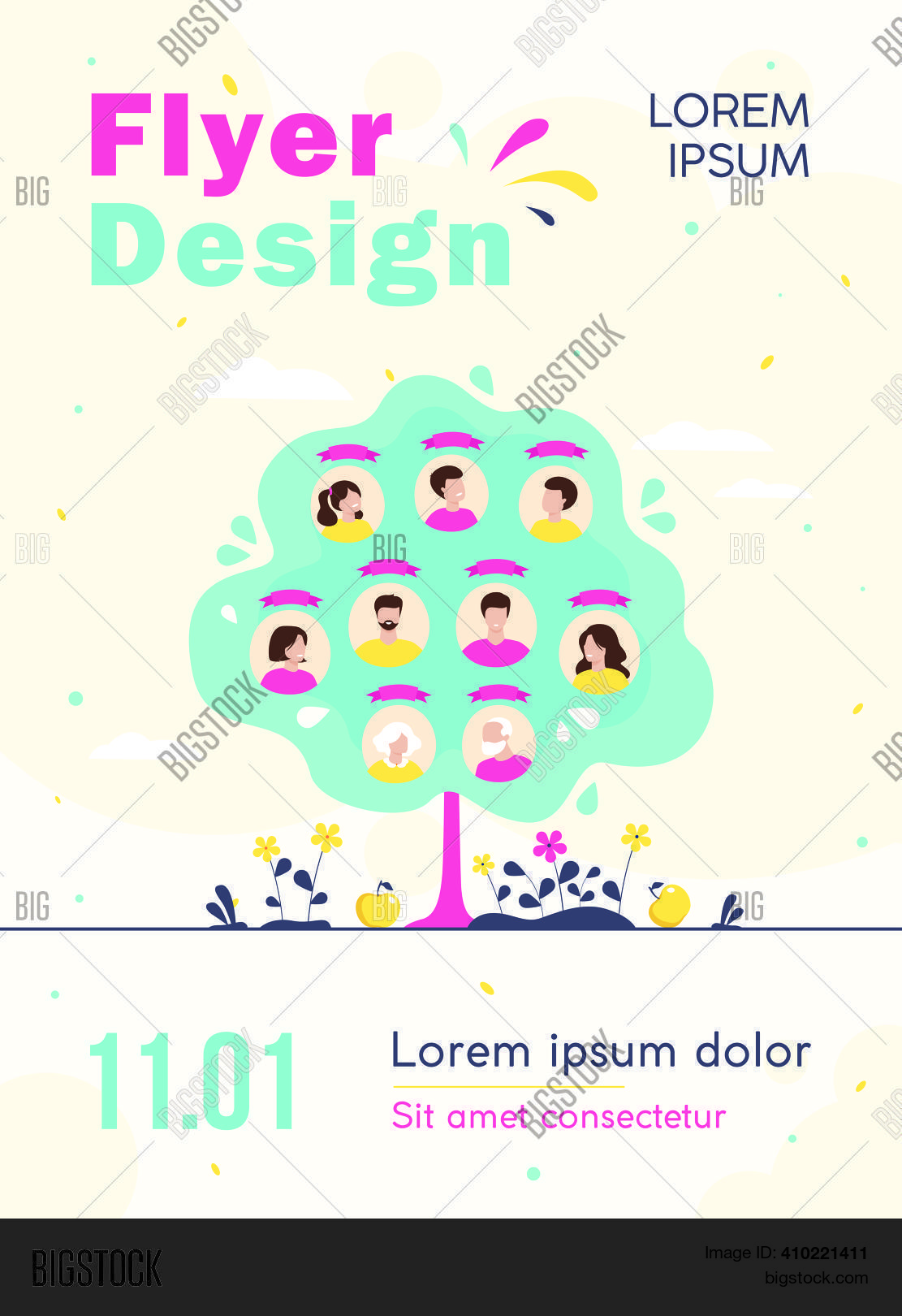 Family Tree Concept. Vector & Photo (Free Trial) | Bigstock