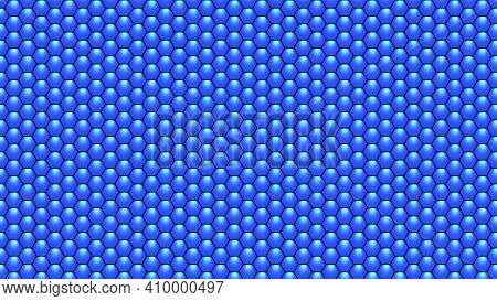 Deep Blue Hexagonal Clear Background For Business Presentation.