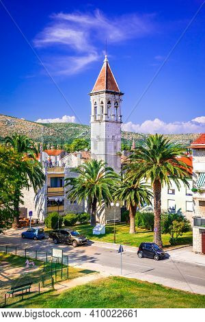 Trogir, Croatia. Summer Holiday Old Town Of Historical Dalmatia, World Heritage Site Travel Destinat