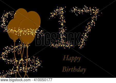 Sweet Seventeen Happy Birthday Greetings For Gift