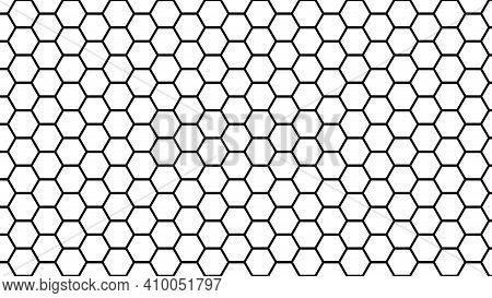 Seamless Hexagonal Pattern - Geometric Background Stock Illustration