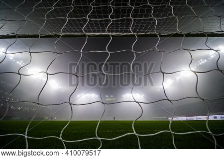 Bucharest, Romania - November 27, 2020: The New Steaua Stadium Is Open For A Press Event On The Day 