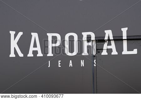 Bordeaux , Aquitaine France - 02 25 2021 : Kaporal Logo Brand And Sign Text On Store Wall For French