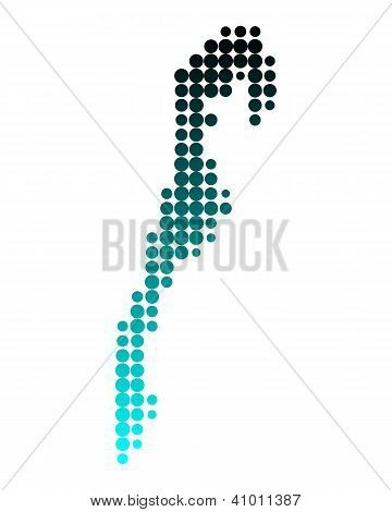 Mapa de Hiddensee