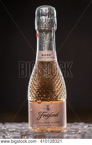 Freixenet Italian Rose Is A Delicate Blend Of Glera And Pinot Noir Grapes. Uk, England, Desember 28,
