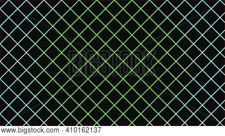 Black Rectangles With Green And Blue Background