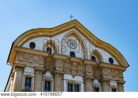 Ursuline Monastery Church At Congress Square In Ljubljana Slovenia