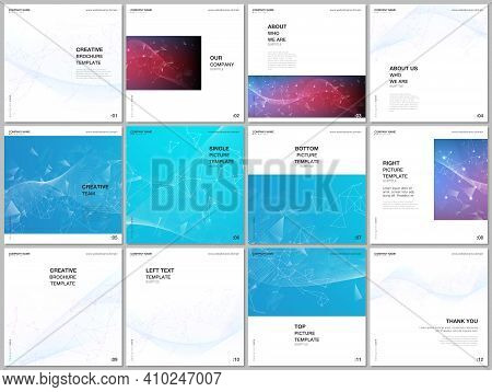 Brochure Layout Of Square Format Covers Design Templates For Square Flyer Leaflet, Brochure Design, 