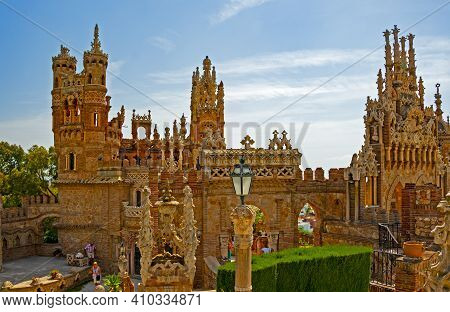 Benalmadena, Spain - May 28, 2017: Castillo De Colomares, A Castle, Dedicated To The Life And Advent