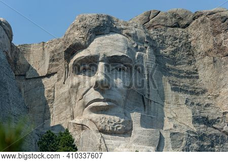 Rendition Of The President On Mount Rushmore