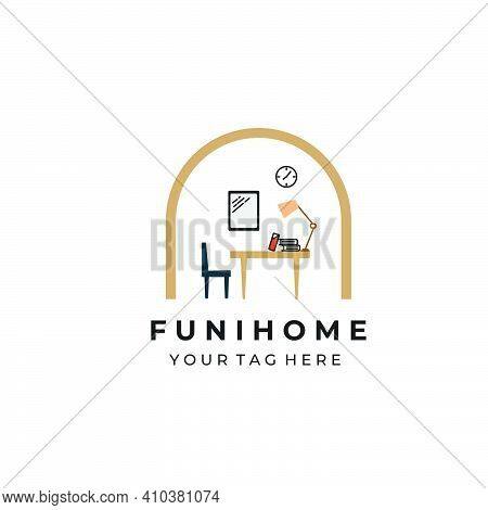 Furniture Graphic Vector Color Logo Illustration Design