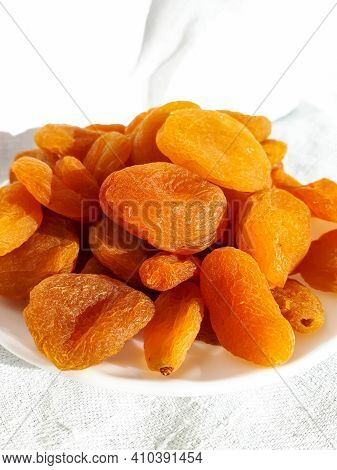 Dried Apricots Macro Viewr