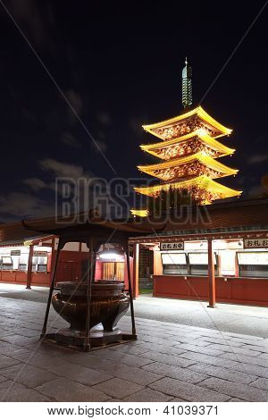 Japonsko chrám, Asakusa Sensoji