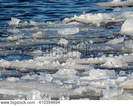Ice Floating In The Water