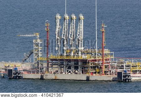 Lng Terminal - Infrastructure Of The Transhipment Quay Of The Seaport