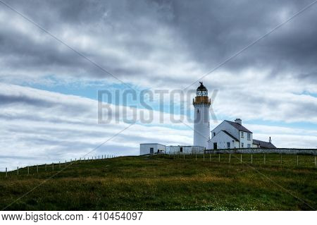 The Cantick Head Light On The Island Of Hoy, Scotland