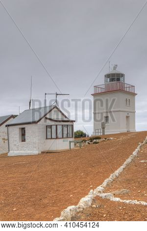 A Vertical Of Cape Borda Lighthouse On Kangaroo Island, Australia