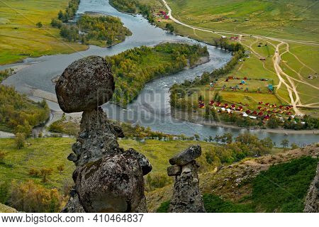 Russia. South Of Western Siberia, Altai Mountains. Akkurum Tract With \