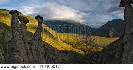 Russia. South Of Western Siberia, Altai Mountains. Akkurum Tract With \