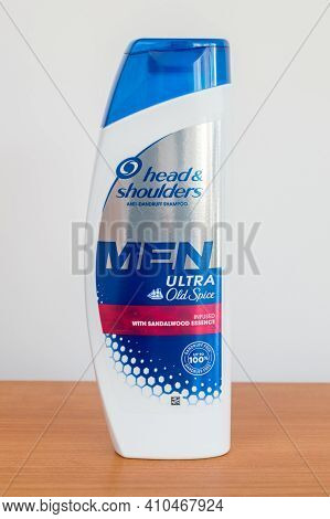 Pruszcz Gdanski, Poland - February 22, 2021: Head And Shoulders Anit-dandruff Shampoo Men Ultra Old 