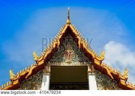 Cityscape Colorful Night View Against Cloudy Sky At Day Time