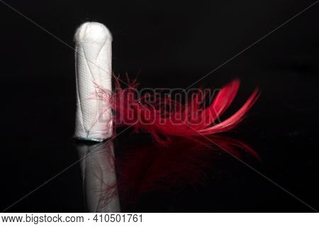 Toxic Shock Syndrome. Medical Tampon. Blood Period. Menstruation Cycle