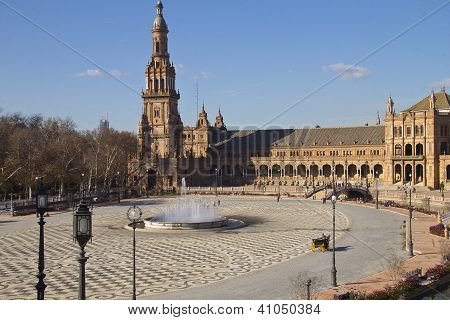 Plaza Espagna, Andaloucia, Sevilla