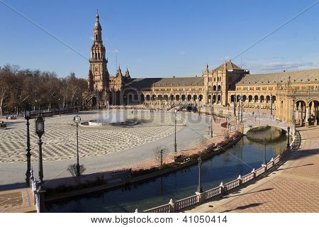 Plaza Espagna, Andaloucia, Sevilla