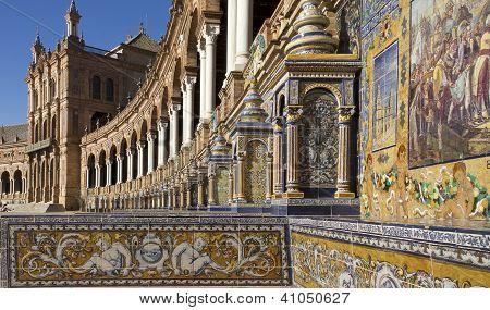 Plaza Espagna, Andaloucia, Sevilla